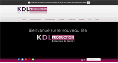 Desktop Screenshot of kdlproduction.com